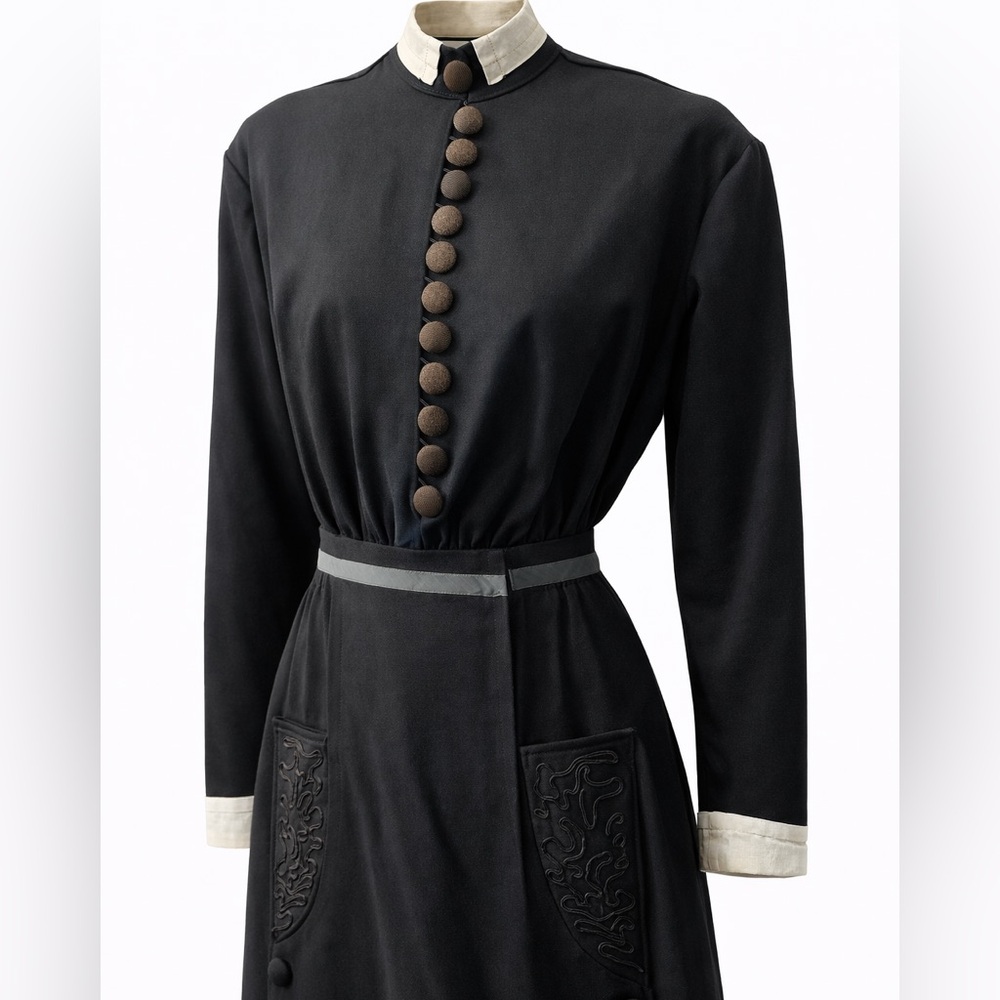 Vintage wool daysuit 1917 jacket and skirt - Picture 3 of 6